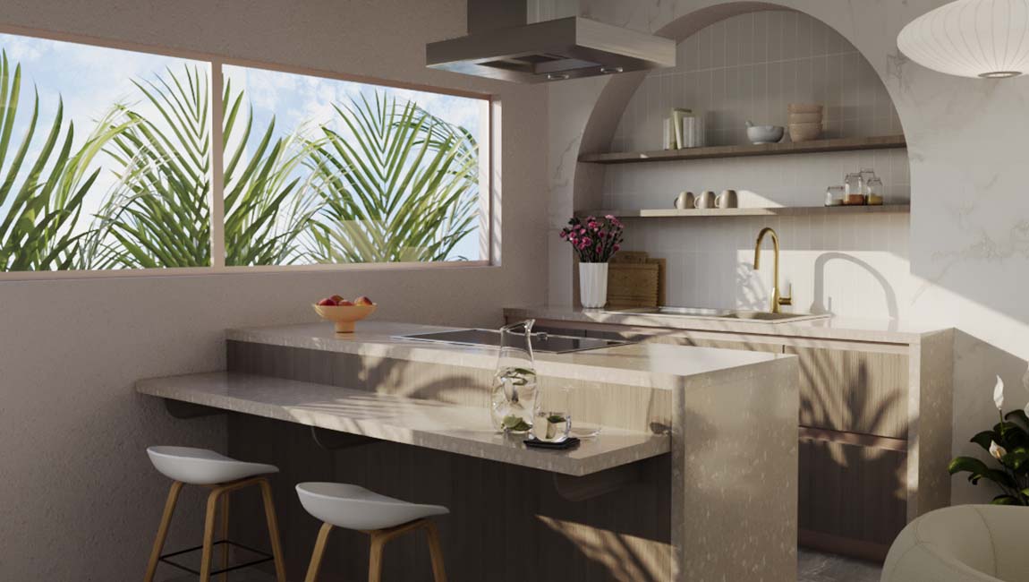 Llave de fregadero para cocina con sensor lateral en acabado cromo